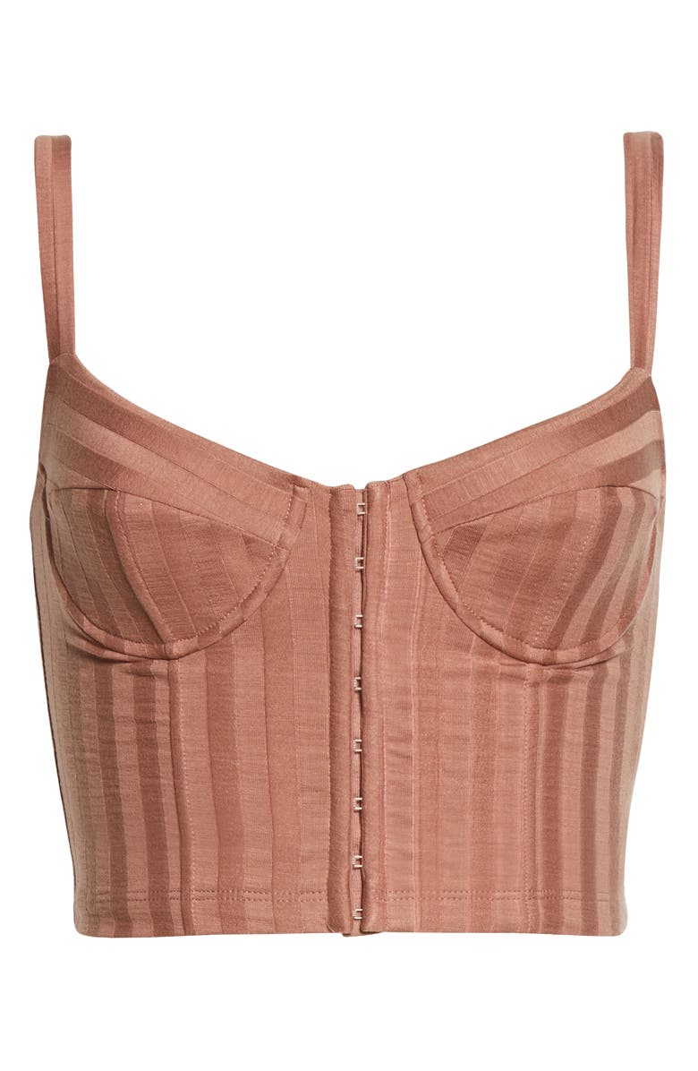 Jonathan Simkhai Standard Dee Bustier Crop Top, Alternate, color, 