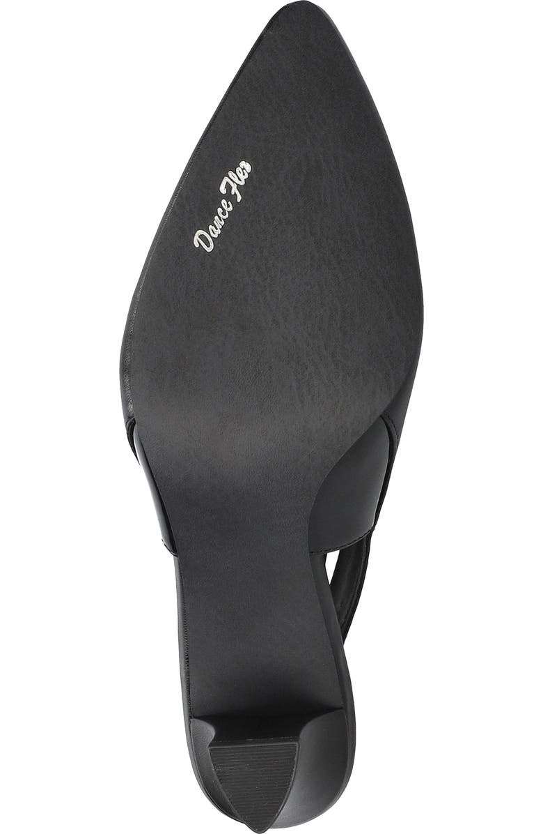 EASY STREET Dessa Slingback Pointed Toe Pump, Alternate, color, Black-Patent