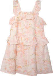 Isobella & Chloe Sundrop Floral Naturl Waist Dress