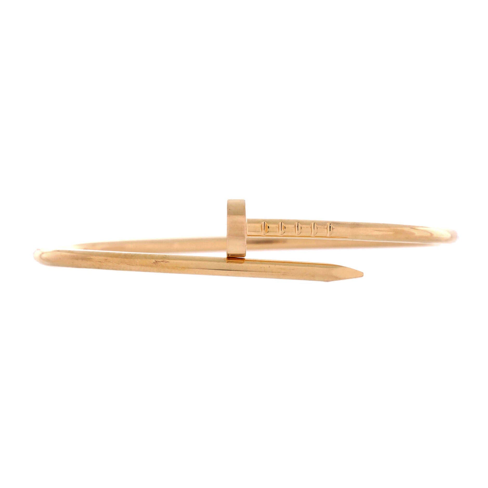 Juste un Clou Bracelet 18K Rose Gold Small, Main, color, Metallic Gold