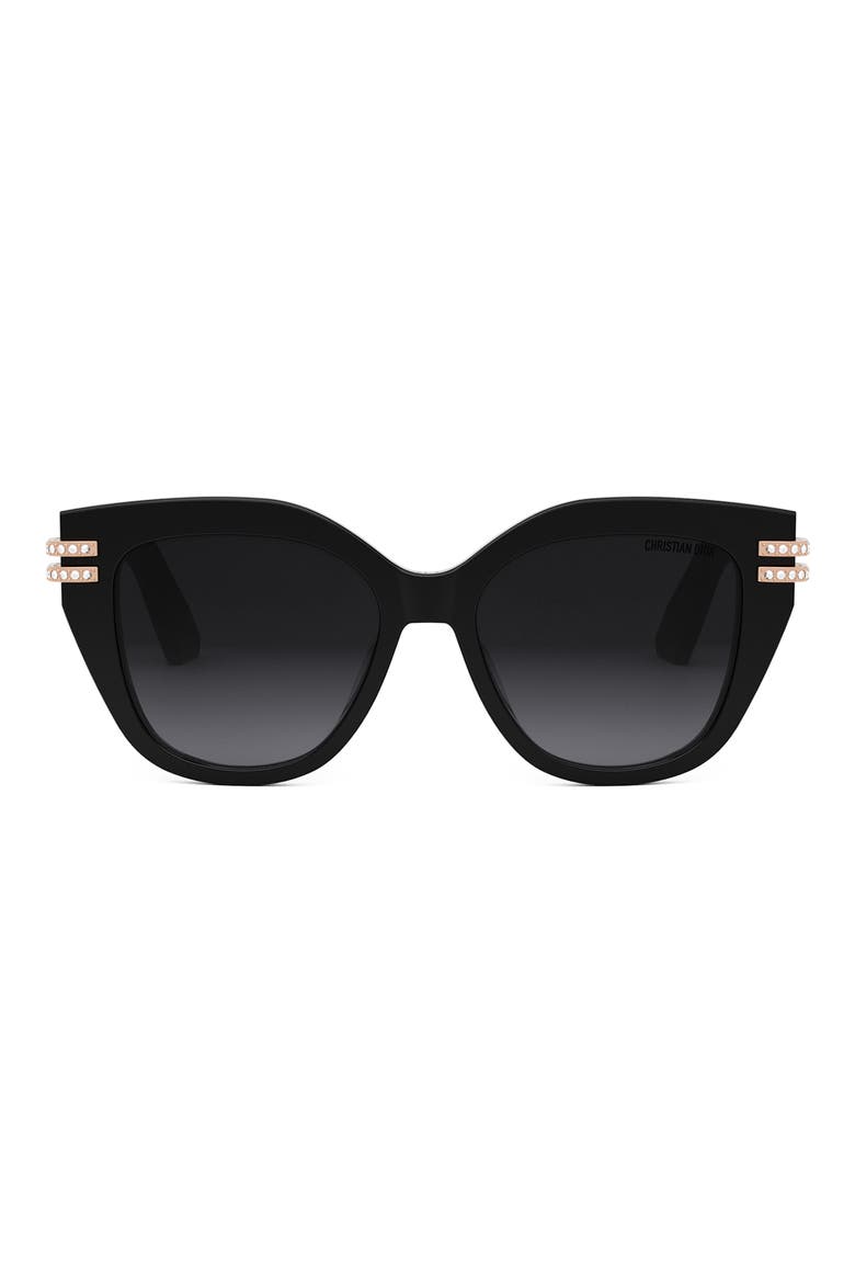CDior B4I Butterfly Sunglasses, Main, color, SBLK/SMKG