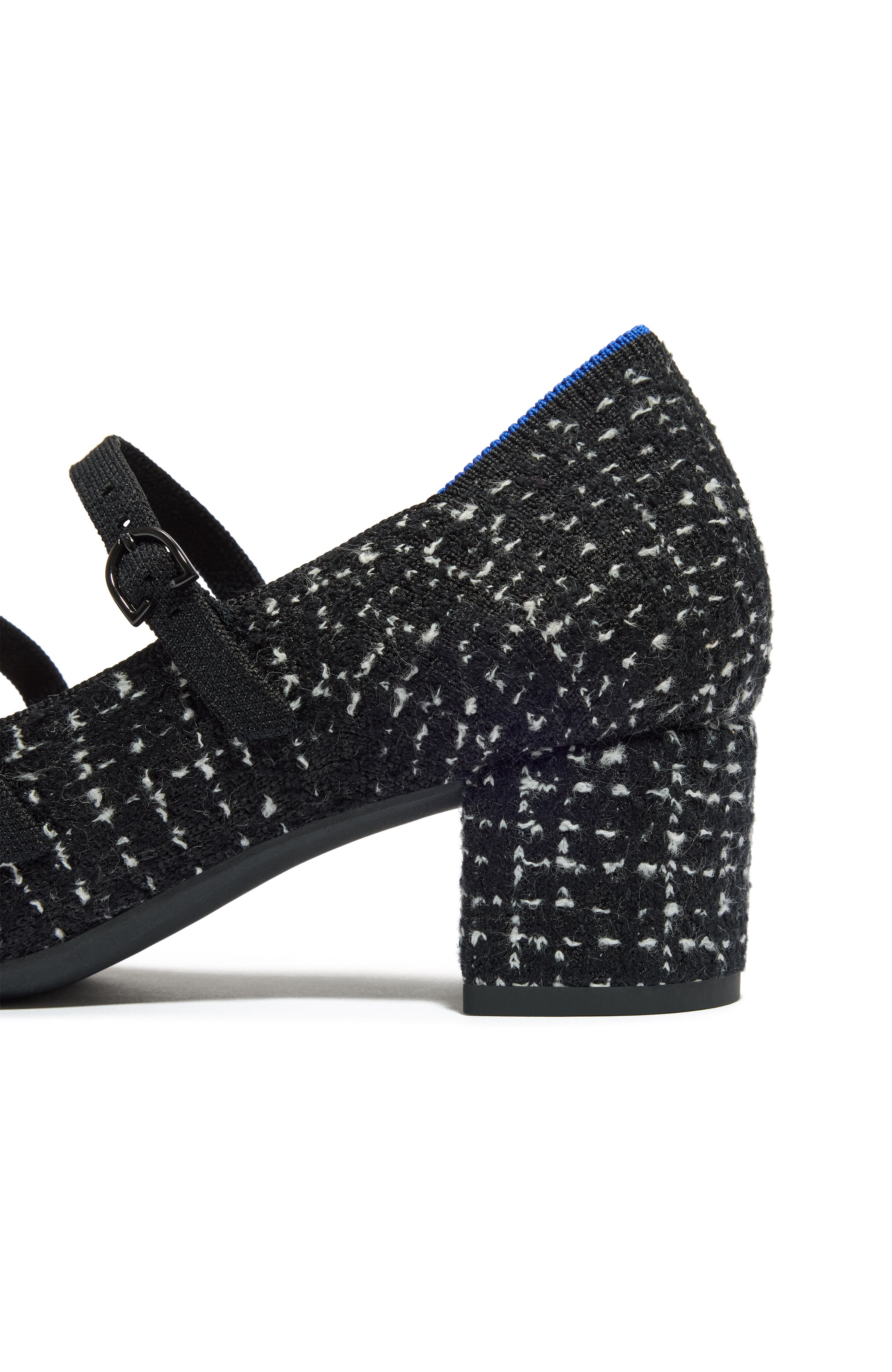 Rothy
s The Double Buckle Mary Jane Heel, Alternate, color, Twilight Tweed