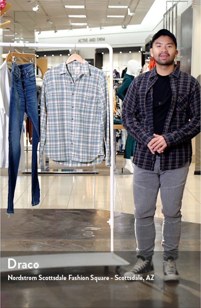 The Ripper Plaid Cotton Flannel Button-Up Shirt, sales video thumbnail