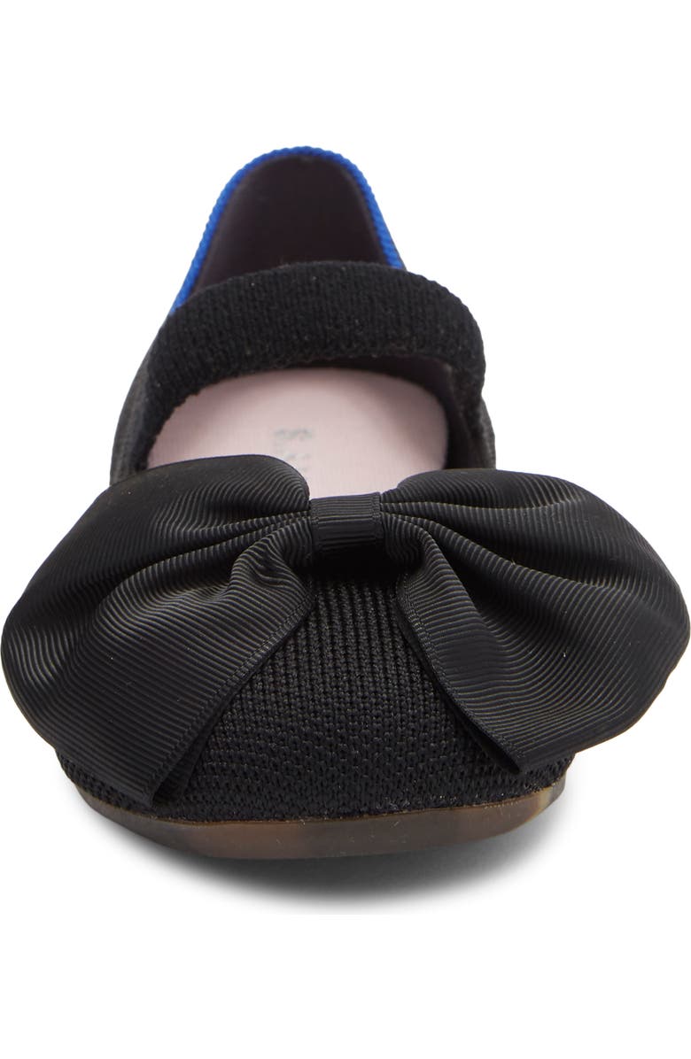 Rothy's Kids' The Big Bow Mary Jane Flat, Alternate, color, Black