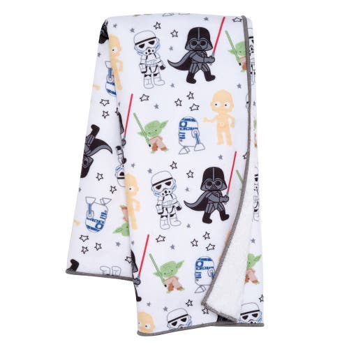 Lambs & Ivy Star Wars Classic Fleece Baby Blanket In Multi