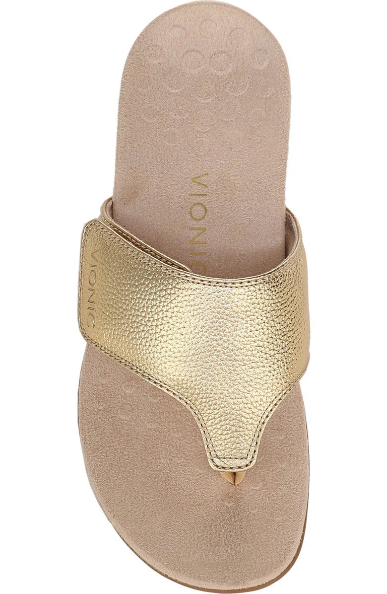 Vionic Renee Sandal, Alternate, color, Gold Metallic Leather