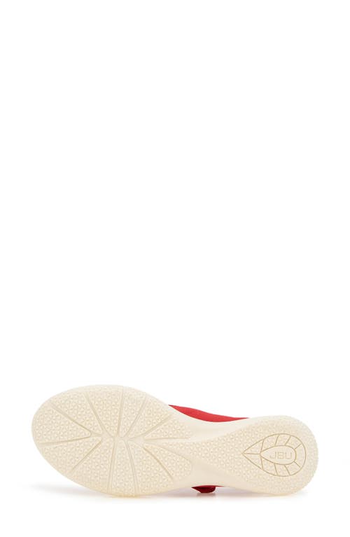 Jbu Merry Mary Jane Flat In Red