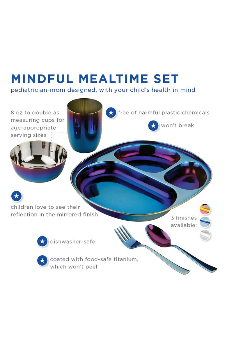 Ahimsa Mindful Mealtime Dish Set, Alternate, color, 