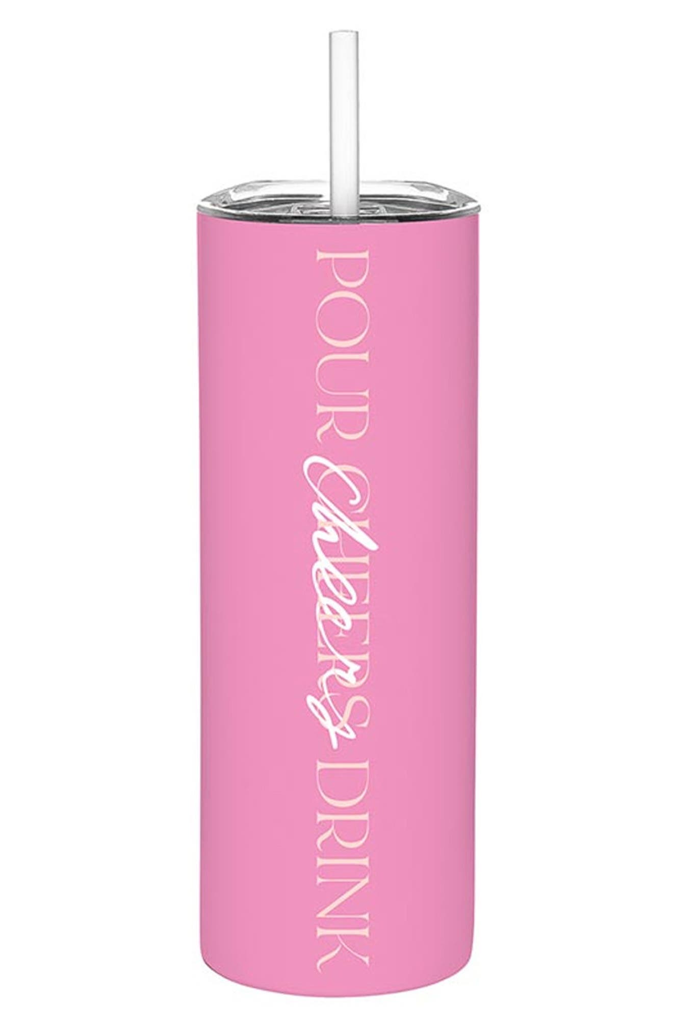 Pour Cheers Stainless Steel Skinny Tumbler