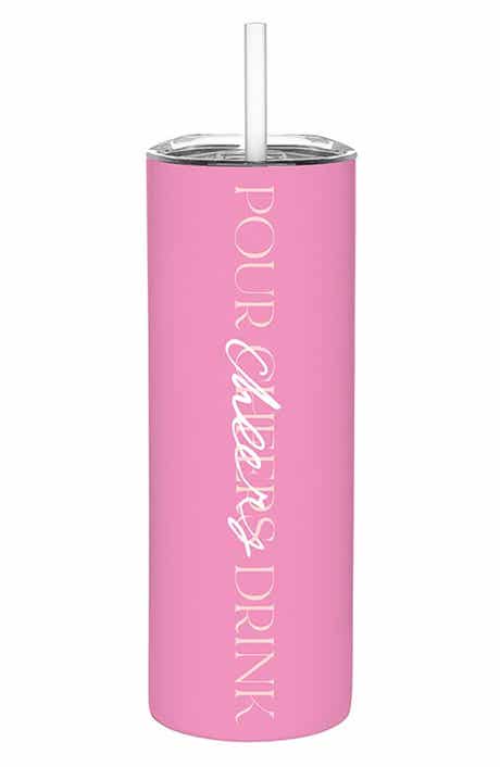 Pour Cheers Stainless Steel Skinny Tumbler