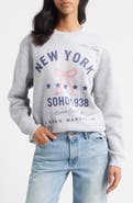Vinyl Icons New York Bow Graphic Sweatshirt