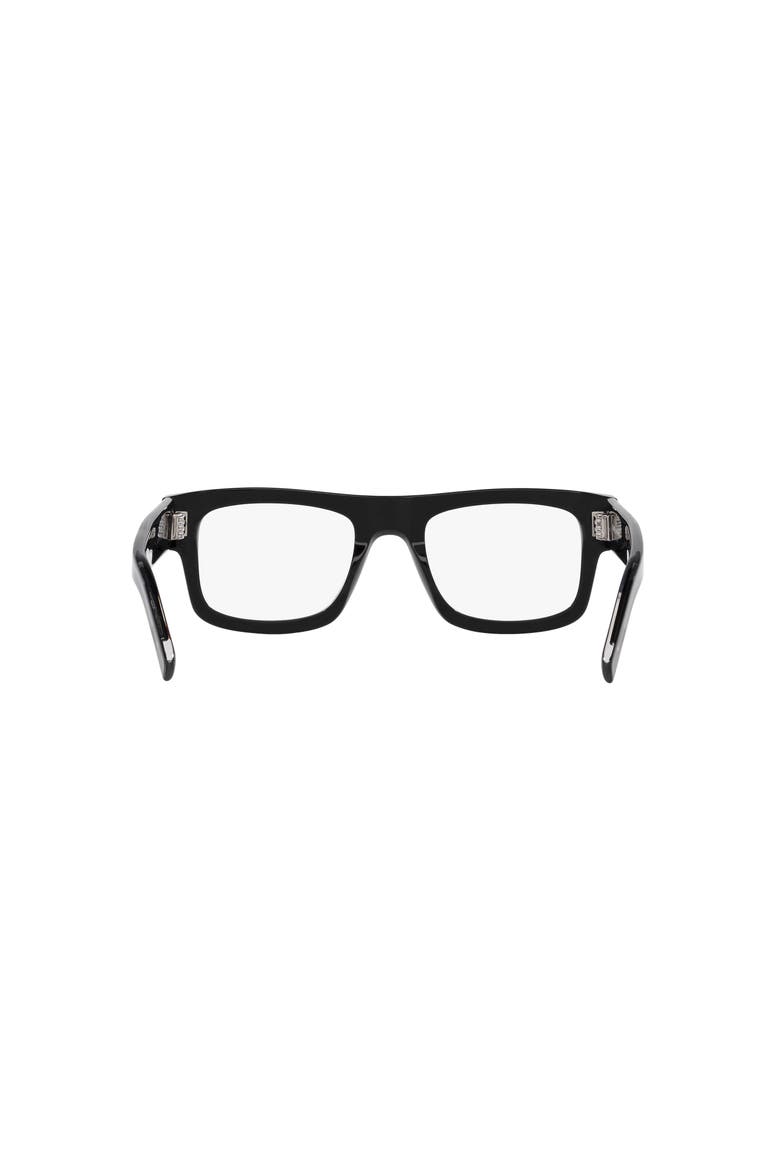 54mm Rectangle optical glasses, Alternate, color, Black