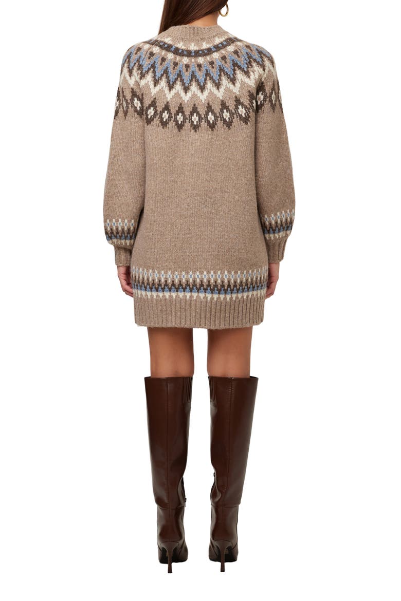 Vera Jacquard Sweater Dress, Alternate, color, MULTI