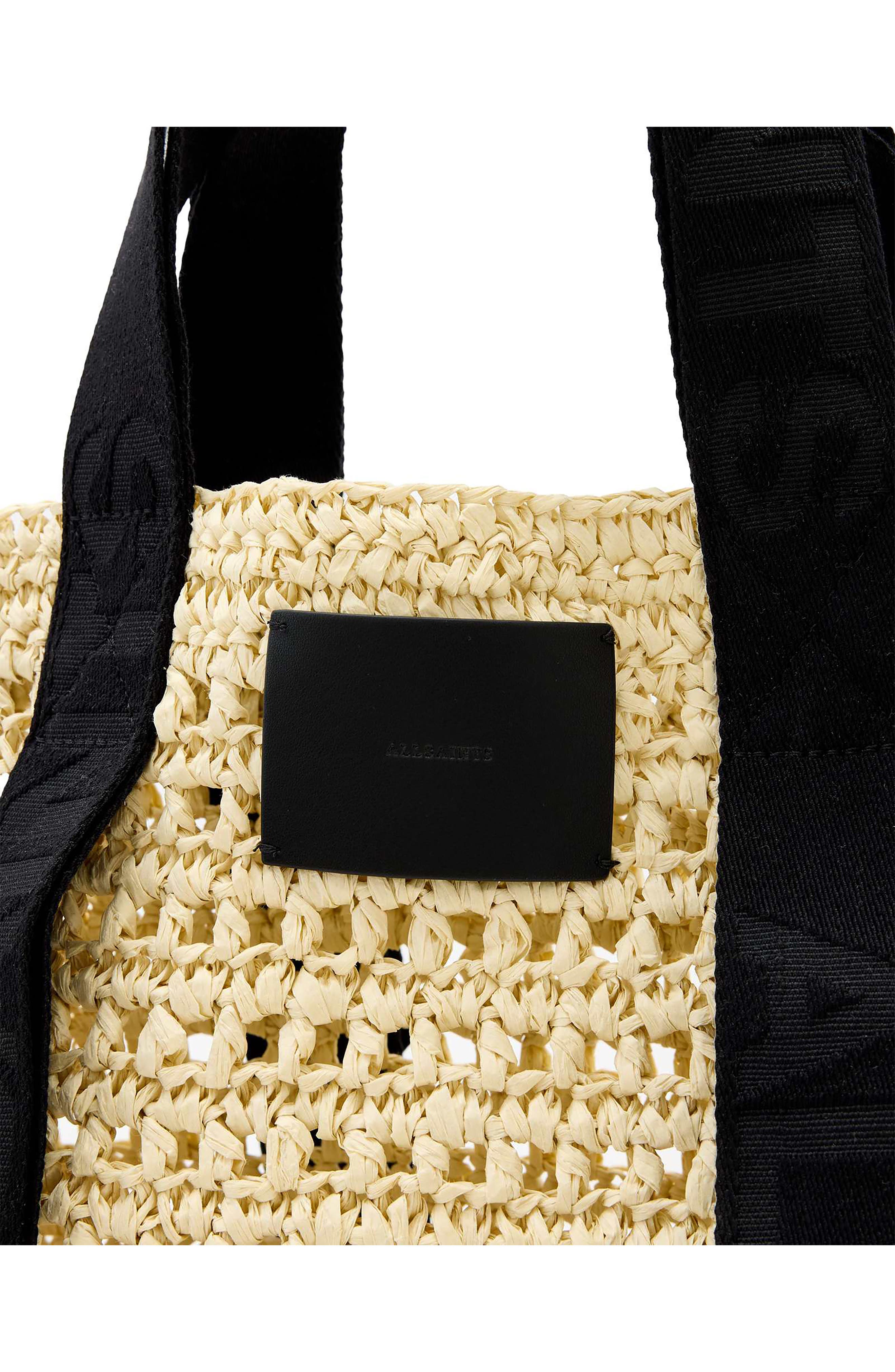 Lullah Straw Tote Bag, Alternate, color, UNBLEACHED WHITE