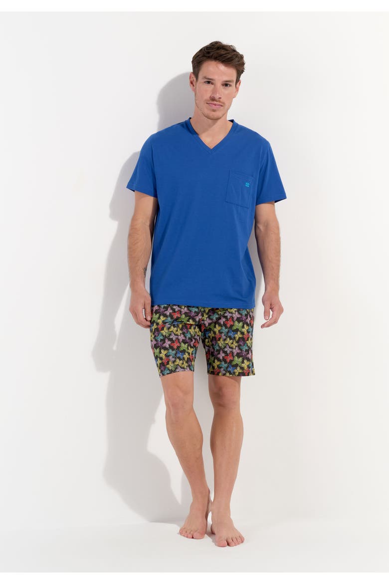 Butterfly Short Sleepwear, Alternate, color, Multico Print