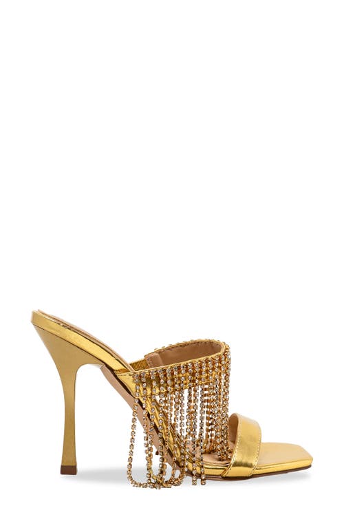 Chase & Chloe Chase And Chloe Divine Rhinestone Embellished Sandal