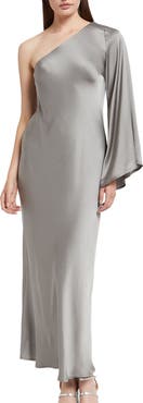 ottod'Ame Asymmetric Viscose Long Dress