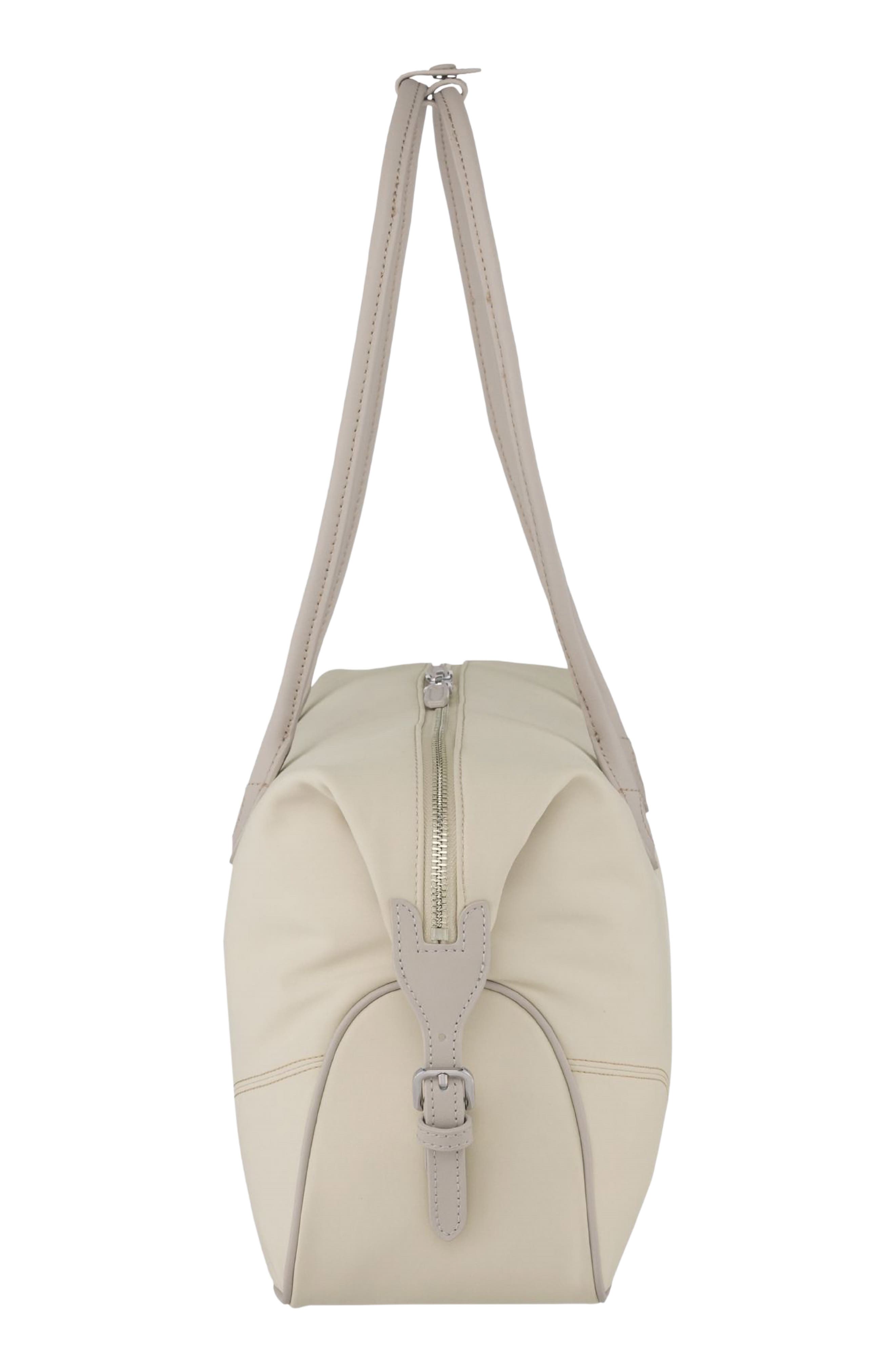 Holo Nylon Shoulder Bag, Alternate, color, SAND BEACH