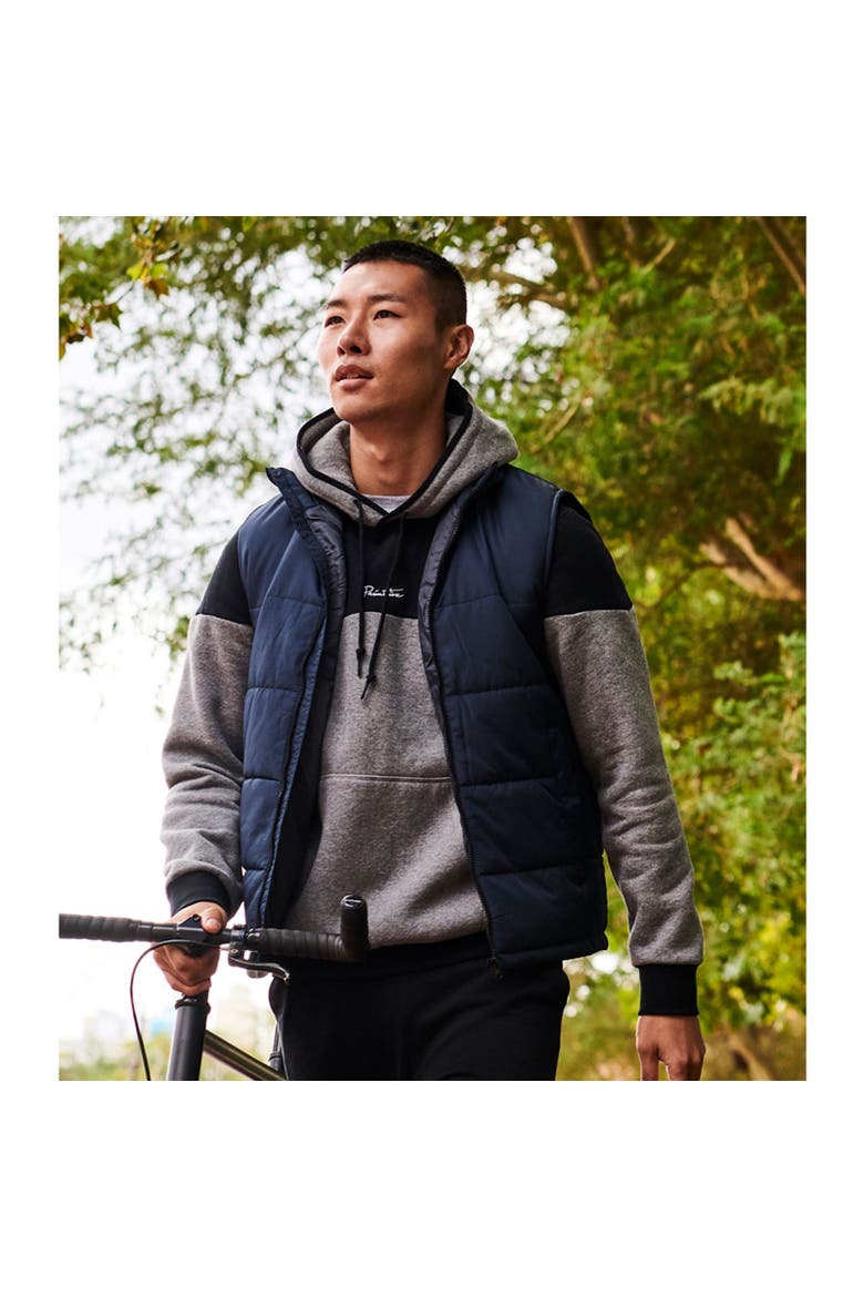 Standout Access Insulated Bodywarmer, Alternate, color, Navy and Black