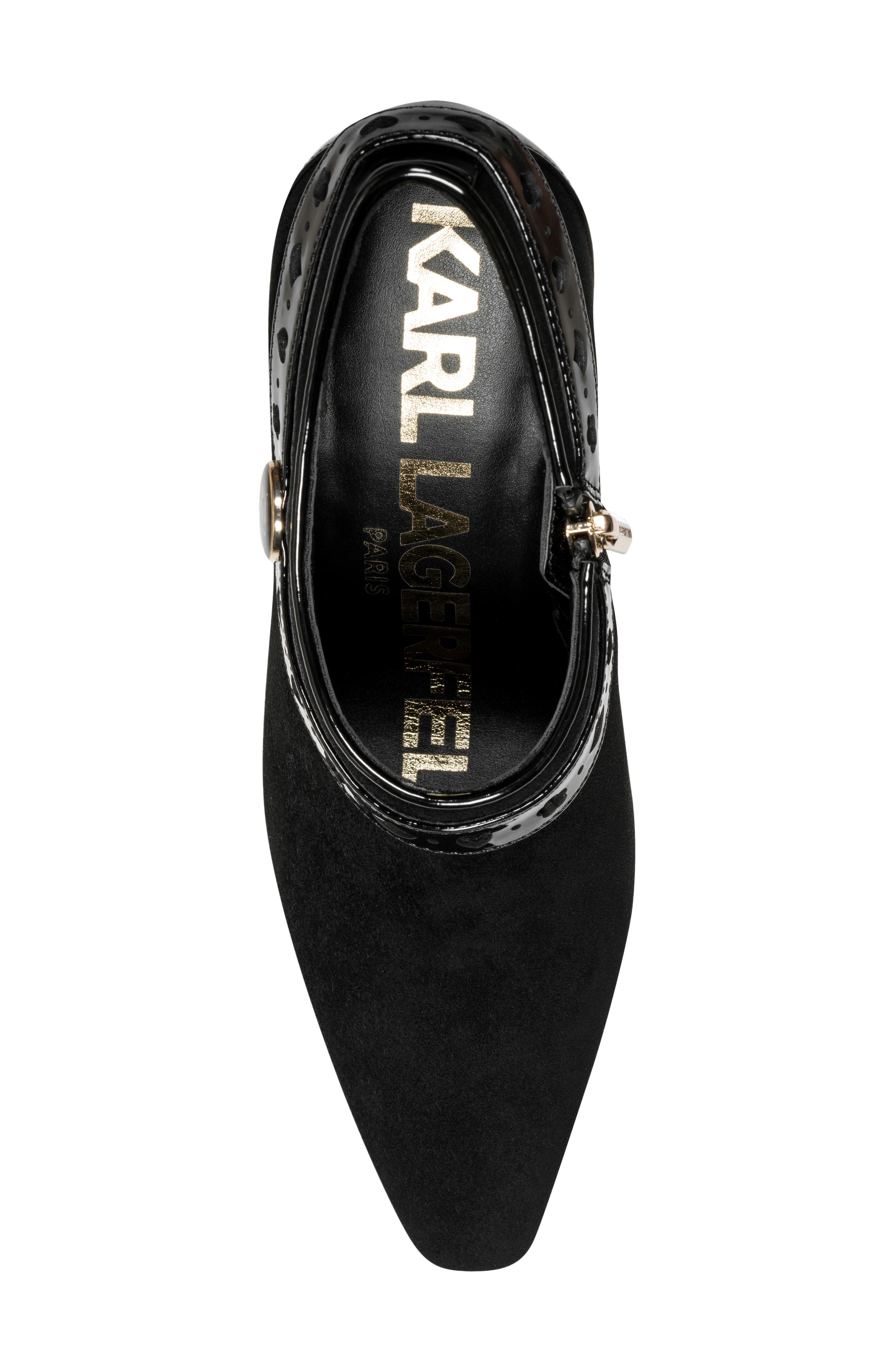Shaina Pointed Toe Bootie, Alternate, color, BLACK