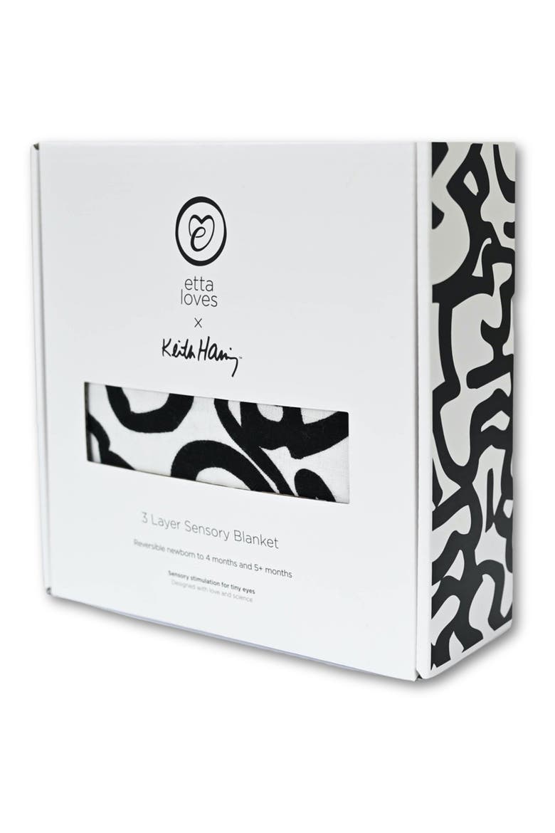Keith Haring Sensory Blanket, Alternate, color, KH PRINT MIXED
