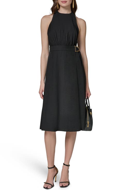 Racerback Faux Wrap Dress