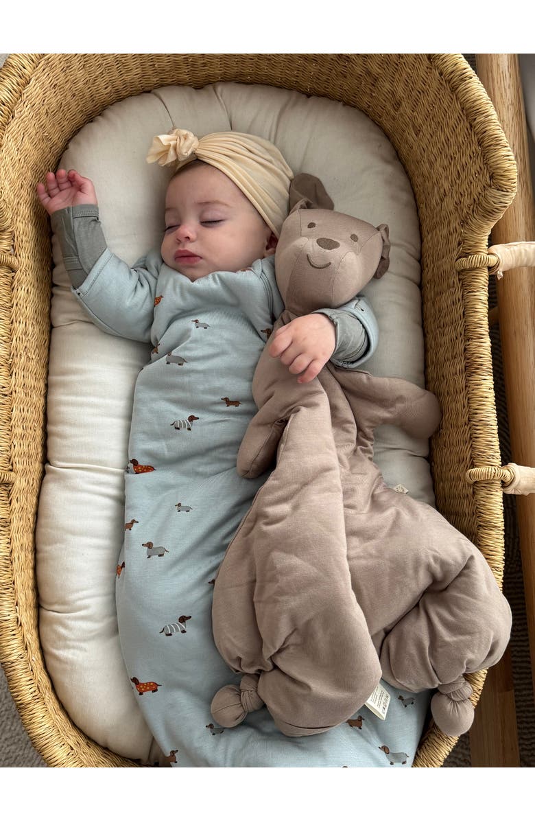 gunamuna Unisex Baby Long Sleeve Transitional Swaddle Sleep Sack, Easy Diaper Changes, 2.5 TOG, Alternate, color, Woof