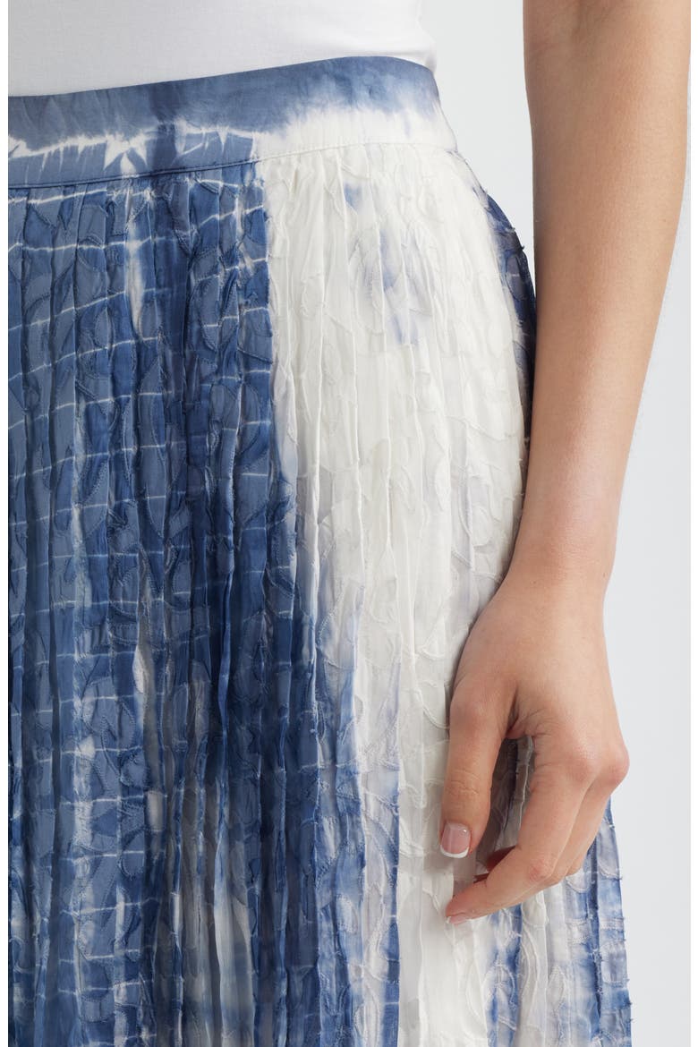 Andie Print Silk Maxi Skirt, Alternate, color, TIDE
