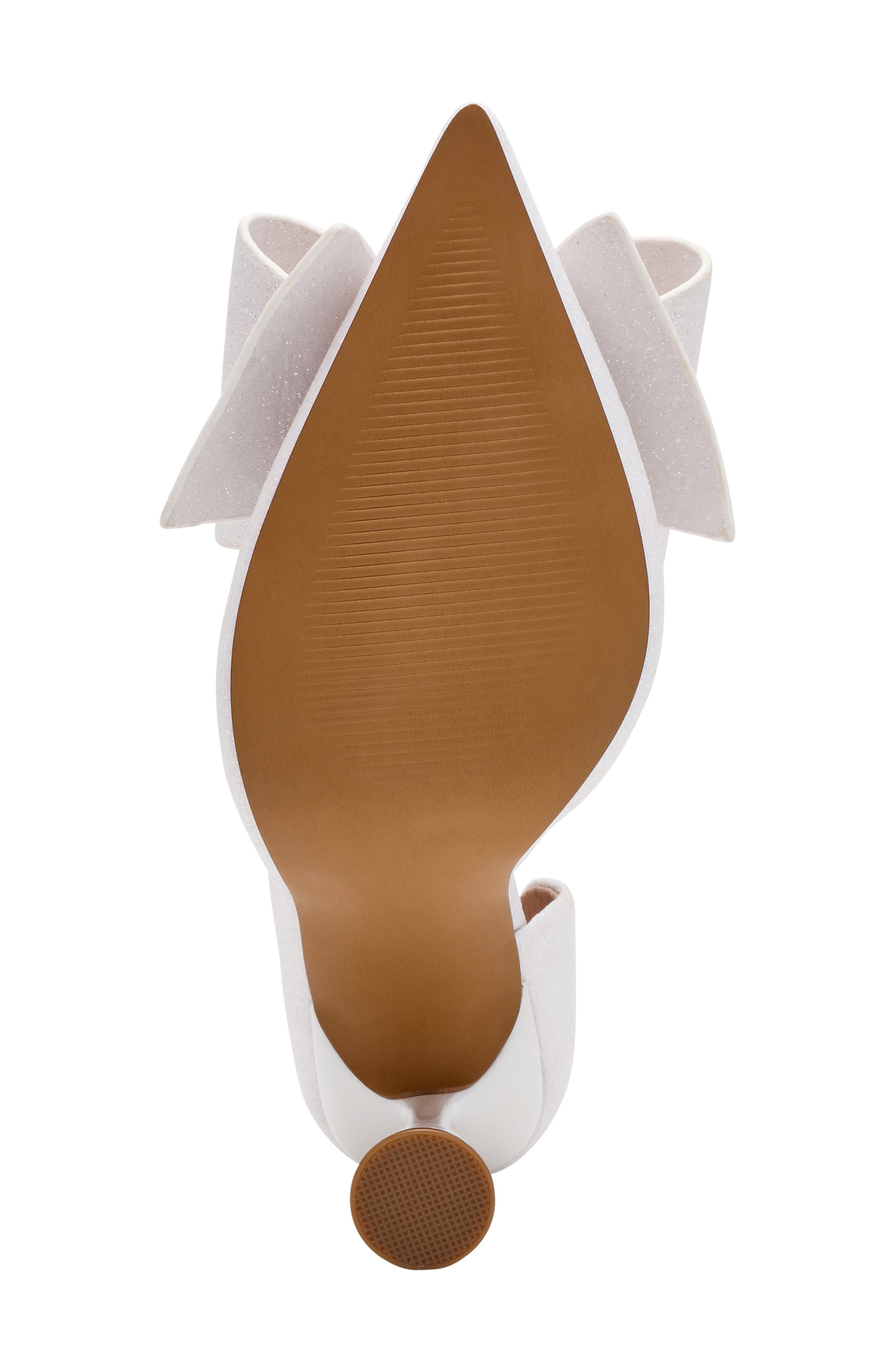 Kyliee Half d'Orsay Pointed Toe Pump, Alternate, color, WHITE
