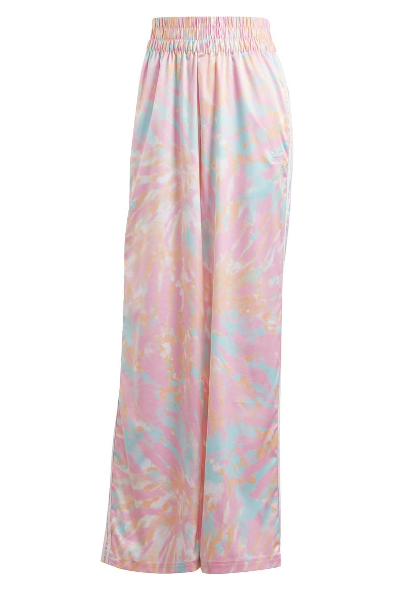 Tie Dye Satin Pants, Alternate, color, MULTICOLOR/WHITE/PINK/BLUE