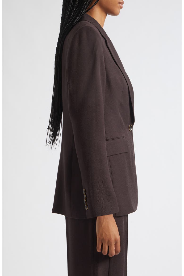 Jodie Single Button Blazer, Alternate, color, GRAPE
