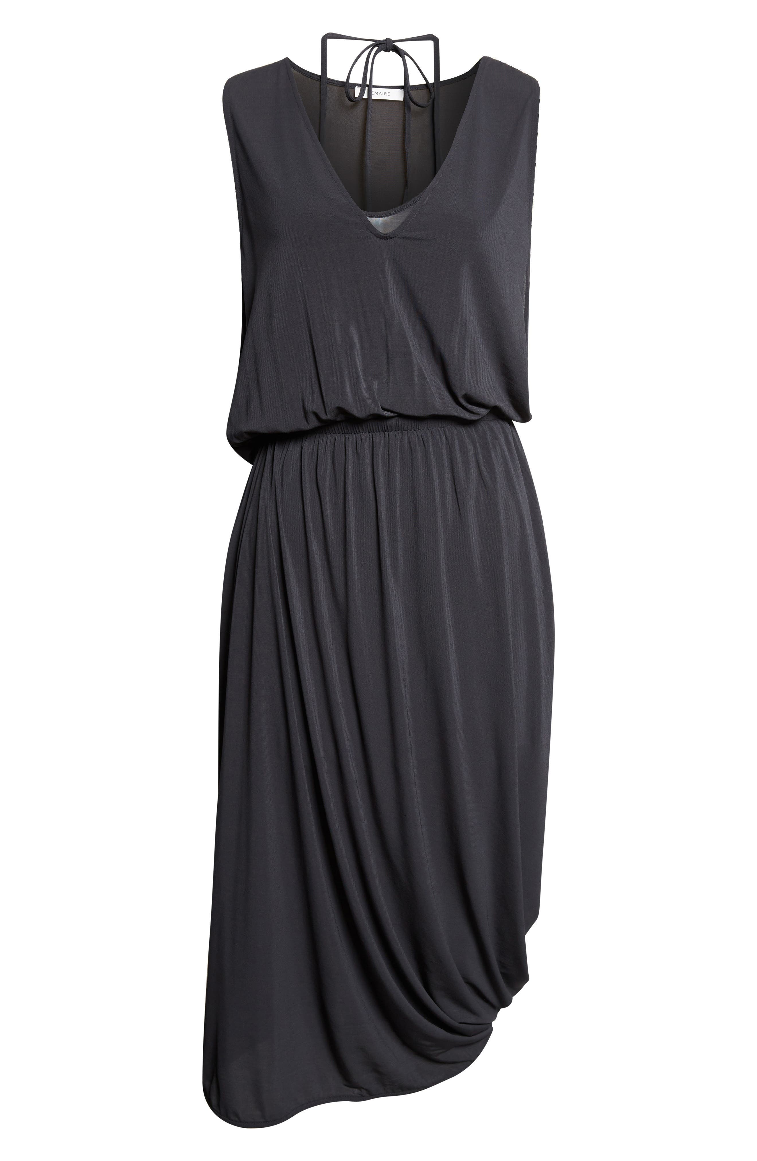 Layered Draped Crepe Jersey Dress