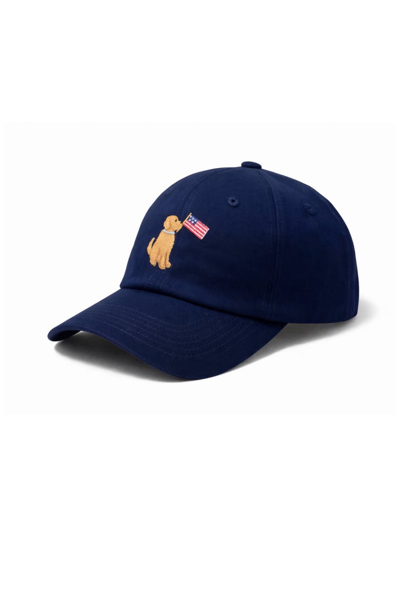 Adult American Dog Baseball Hat, Alternate, color, Navy Blue