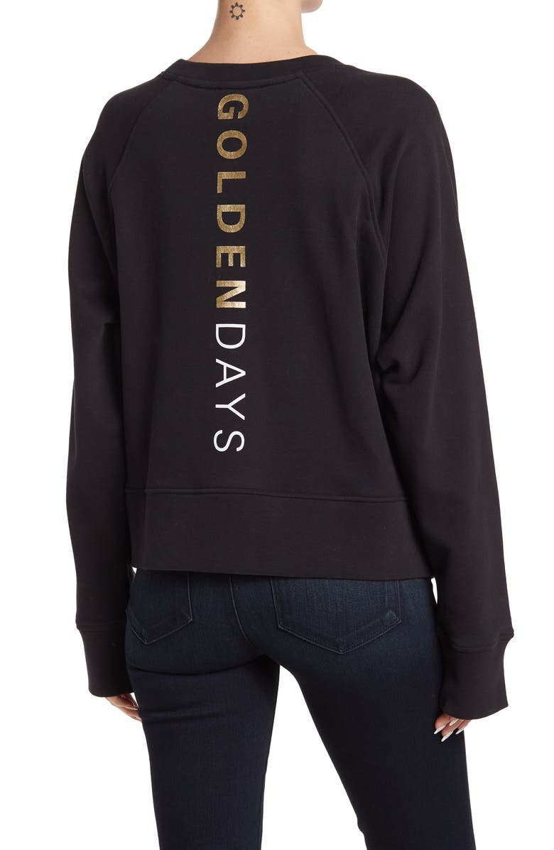 BOSS C Elia Gold Sweater, Alternate, color, Black
