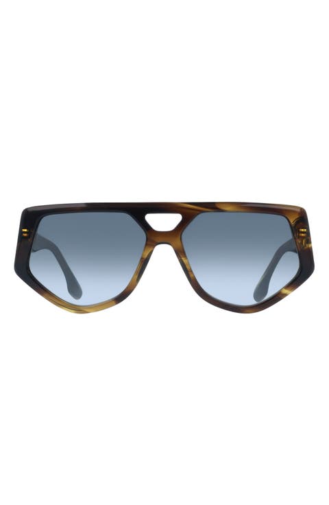58mm Modified Rectangle Sunglasses