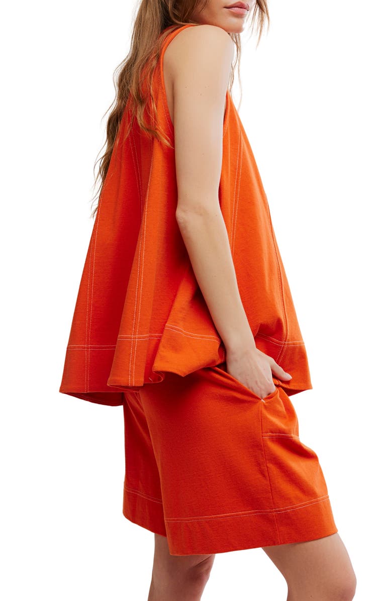 Free People Strada Swing Top & Shorts Set, Alternate, color, 