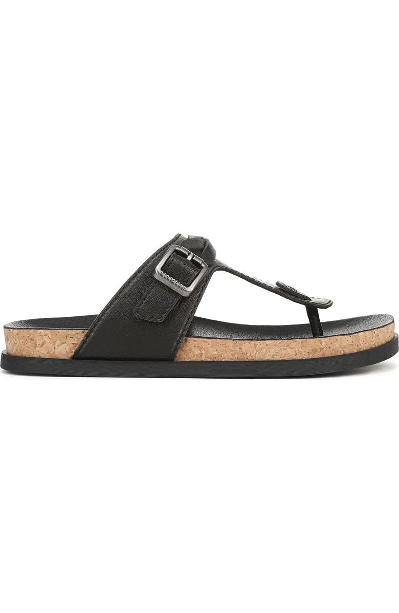 Blowfish Malibu Lakeshore Slide Sandal, Alternate, color, Black Faux Leather