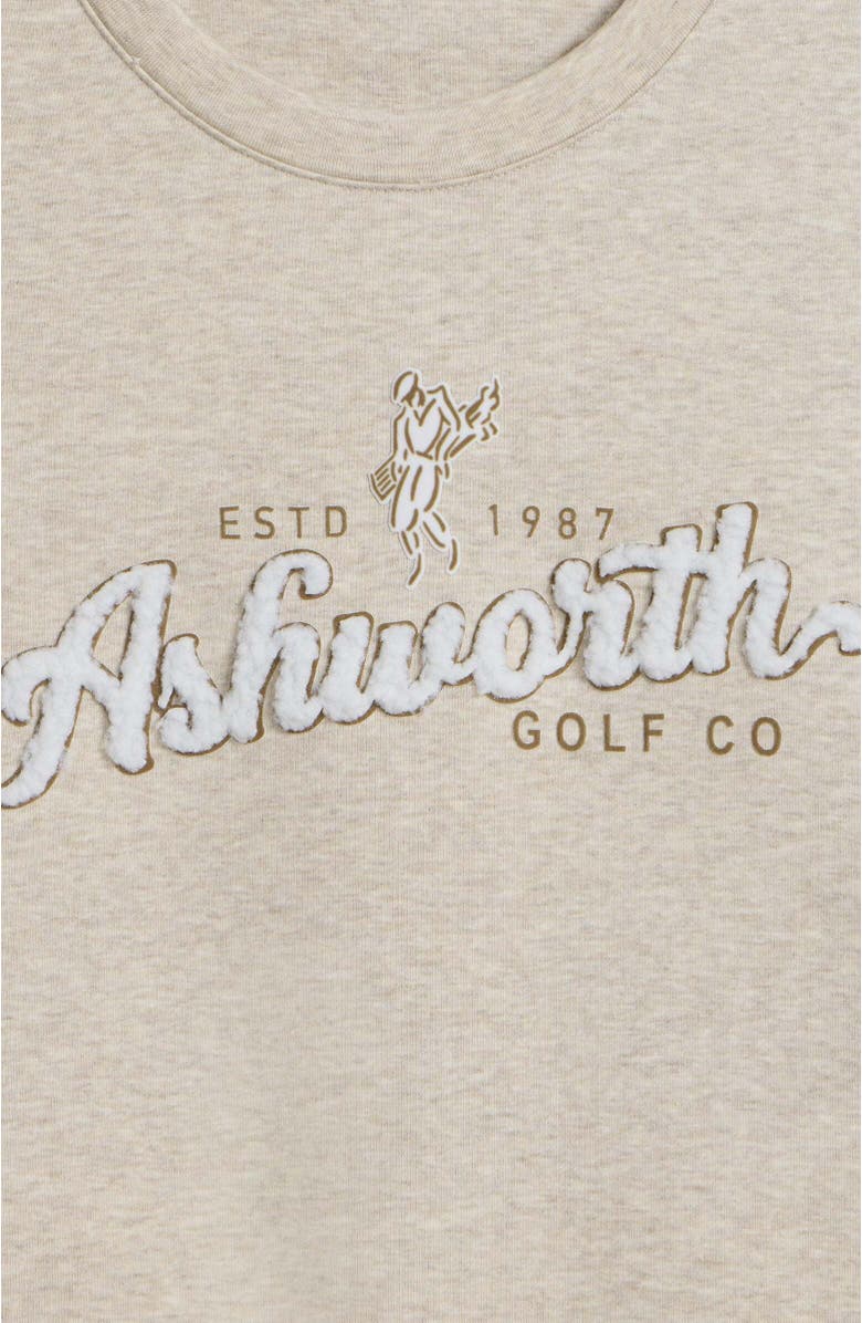 ASHWORTH GOLF Ashworth Soft Crew, Alternate, color, Oatmeal Heather