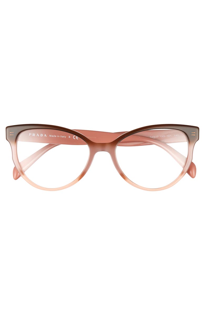 Prada 54mm Cat Eye Optical Glasses, Alternate, color,