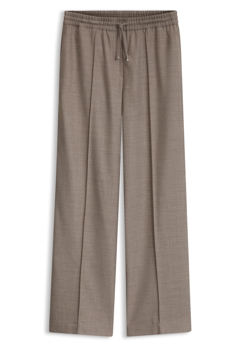 Tavati Wide Leg Wool Blend Pants, Alternate, color, BISQUE MELANGE