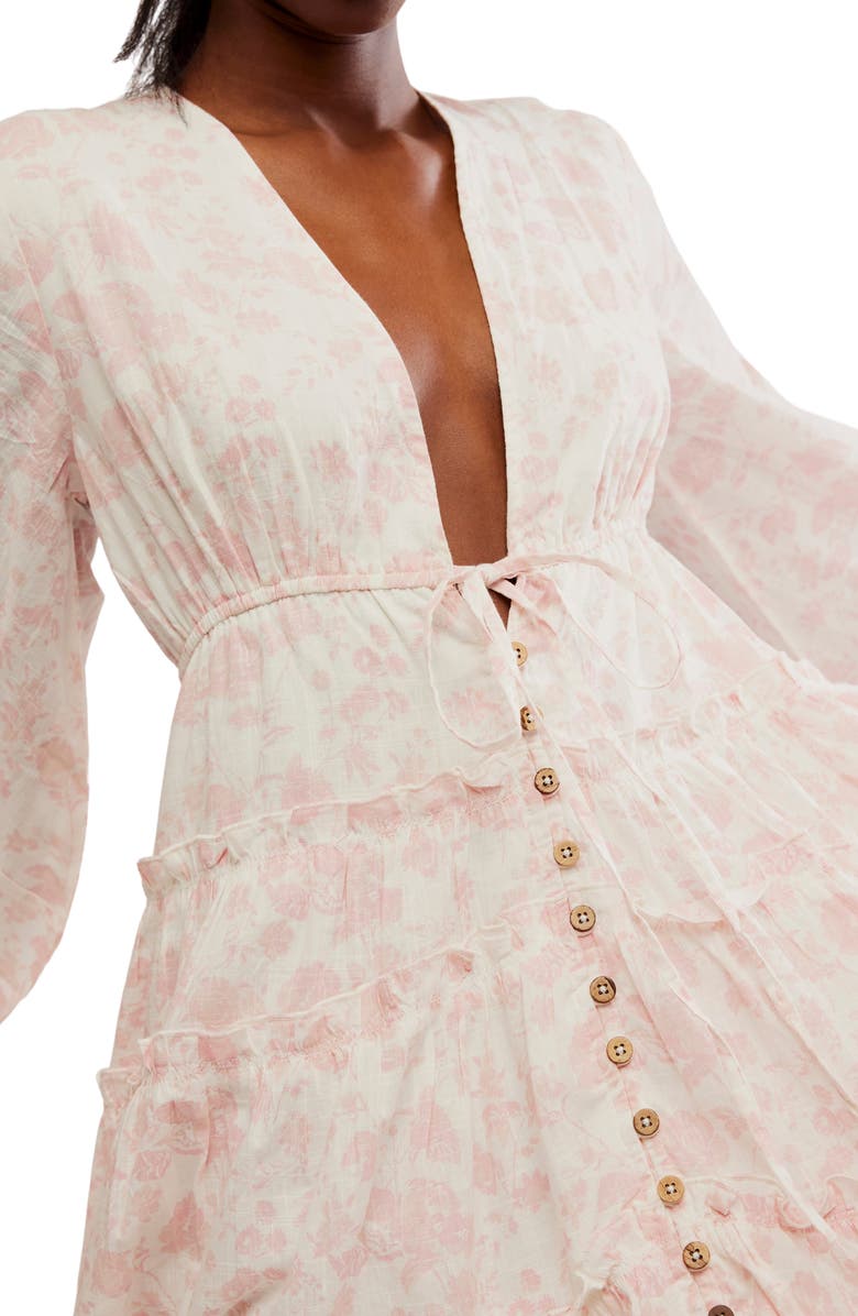 Free People Pappiet Midi Dress, Alternate, color, Femme Combo