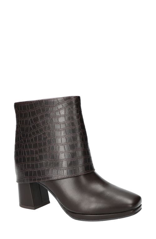 Easy Street Sutton Bootie In Brown