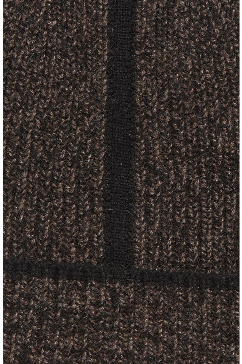 Jensen Cashmere Beanie, Alternate, color, BROWN MULTI
