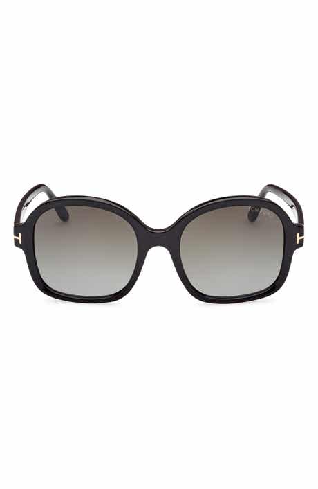 TOM FORD Hanley 57mm Gradient Butterfly Sunglasses