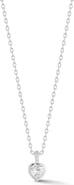 GLAZE JEWELRY Heart Cubic Zirconia Pendant Necklace