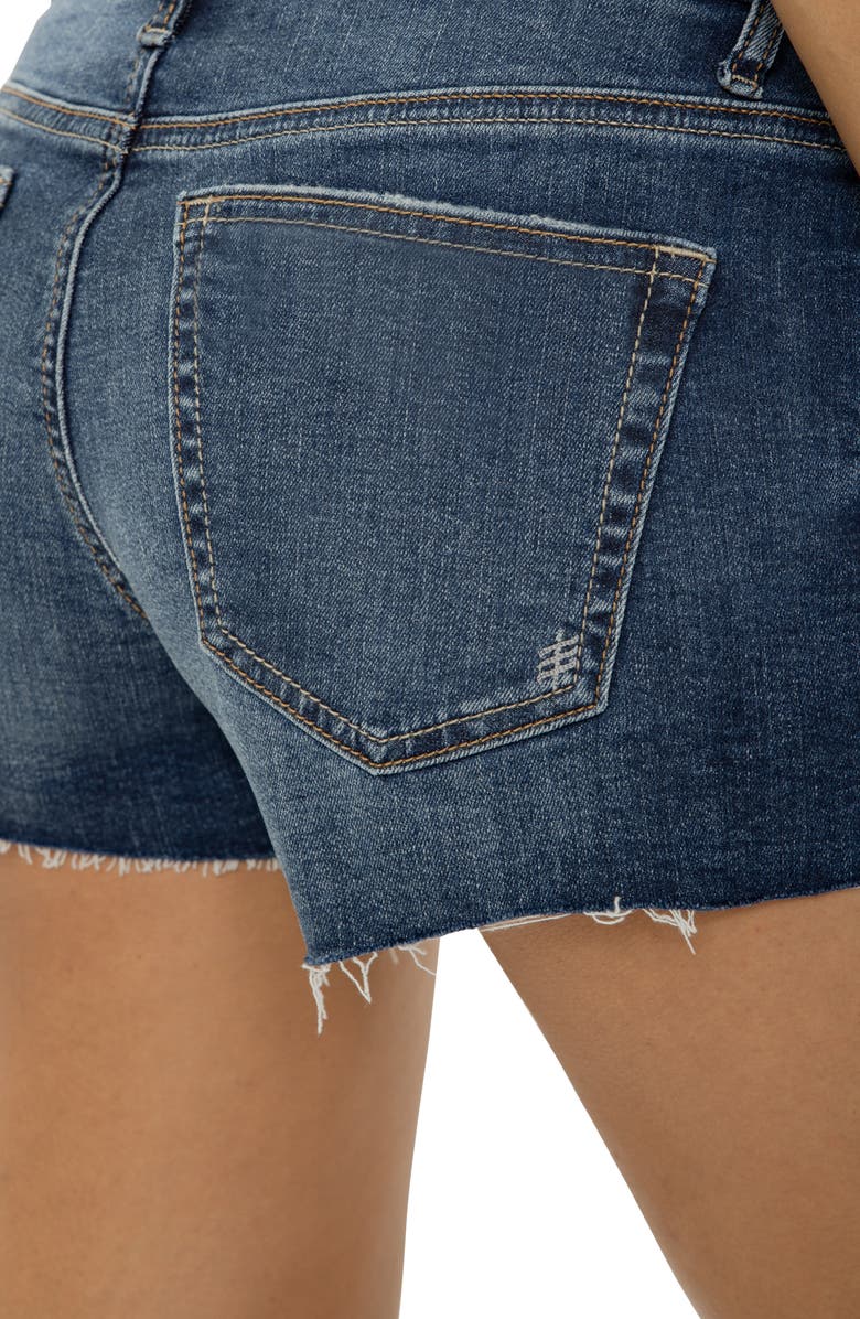 Silver Jeans Co. Mid Rise Denim Cutoff Boyfriend Shorts, Alternate, color,