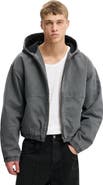 Cotton On Men's Cropped Hooded Bomber