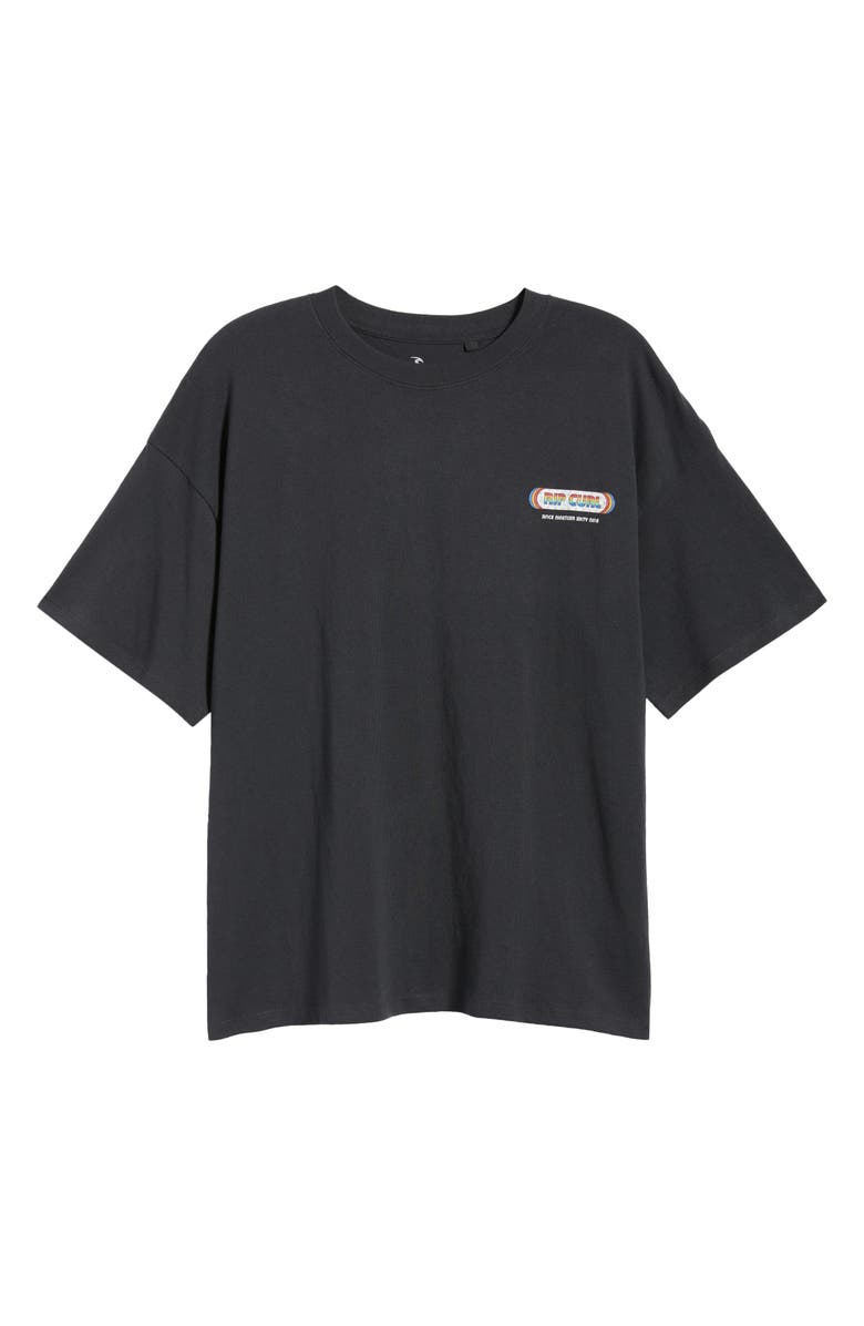 Rip Curl Surf Revival Heritage Relaxed Graphic T-Shirt, Alternate, color, Washed Black