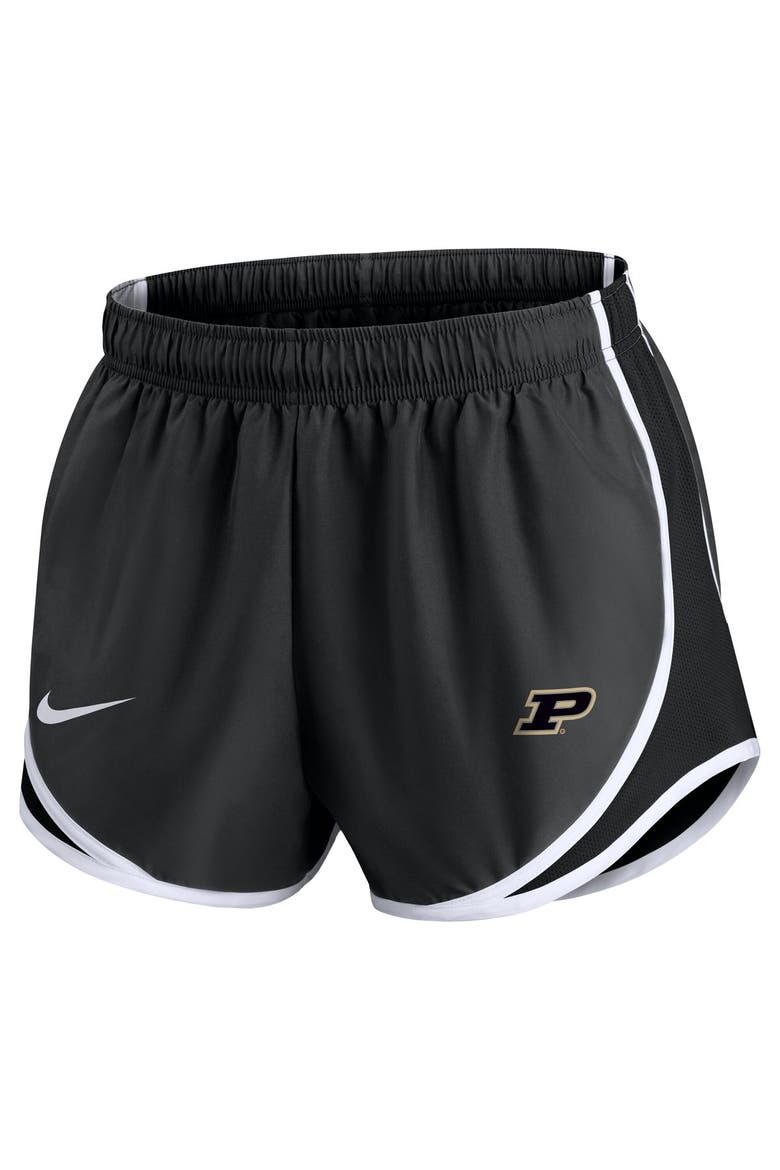 Women's Nike Black Purdue Boilermakers Tempo Dri-FIT Shorts, Alternate, color, Black