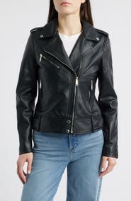 Sam Edelman Lambskin Moto Jacket